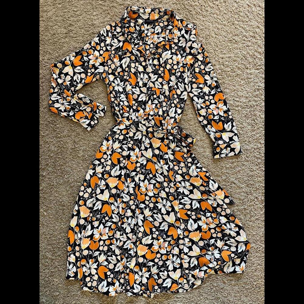Chic Floral Midi Dress by Who What Wear - Size M